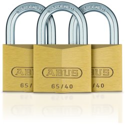 Hänglås ABUS 65/40 mm 3 stycken