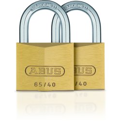 Hänglås ABUS 65/40 mm 2 stycken
