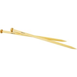 Strikkepinde, nr. 12, L: 35 cm, bambus