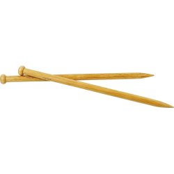 Strikkepinde, nr. 15, L: 35 cm, bambus