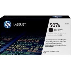 HP no 507A CE400A lasertoner, sort, 5500s