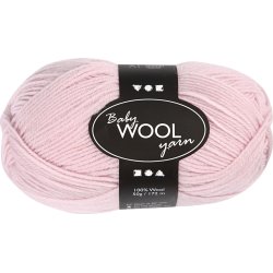 Babygarn 14/4 50g ljusrosa