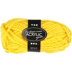 Fantasia Maxi Akrylgarn, 50g, gul