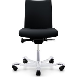 Kontorsstol HÅG Creed Låg rygg Svart tyg Silv. ram