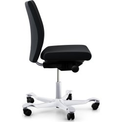 DEMO: HÅG Creed mellem ryg, sort stof/sølv stel