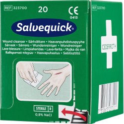 Salvequick Sårrens | Vådservietter | 20 stk
