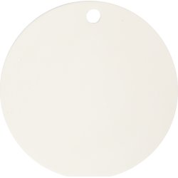 Terrakottatallrik 15 cm vit