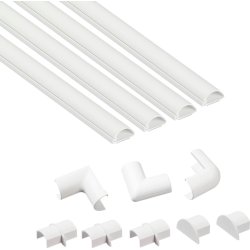 Kabelkanalset d-line 20x10 mm Vit