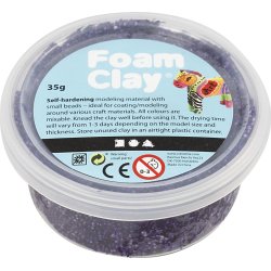 Foam Clay Modellervoks, 35 g, lilla