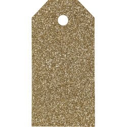 ViviGade Manillamærker 5x10cm, 15stk, glitter guld