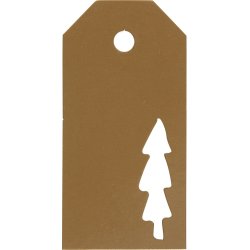 Vivi Gade Manillamærker, 5x10 cm, 15 stk, guld