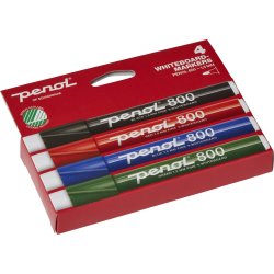 Penol 800 Whiteboard Marker | 4 farver
