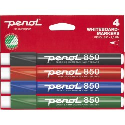 Penol 850 Whiteboard Marker | 4 farver