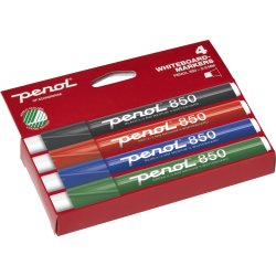 Penol 850 Whiteboard Marker | 4 farver