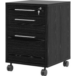 BudgetLine kassette, med 2+1 skuffer, sort