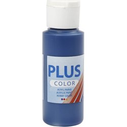 Plus Color Hobbymaling, 60 ml, navy blue