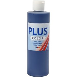 Plus Color Hobbymaling, 250 ml, navy blue