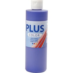 Plus Color Hobbymaling, 250 ml, ultra marine