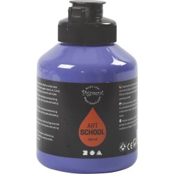 Pigment Kunstnermaling, 500 ml, violet blue