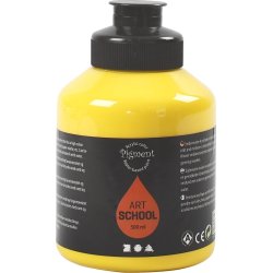 Akrylfärg Pigment 500ml primary yellow