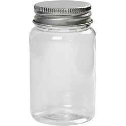 Plastburkar 100 ml 10 st