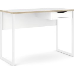 BudgetLine Skrivebord, 130x48,4 cm, hvid