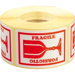 Office Etiketter | Glas symbol og tekst