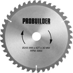 Probuilder klinge, Ø255x30x1,8 mm, t42