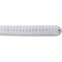 Chenille Piberensere 6 mm, hvid, 50 stk