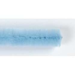 Chenille Piberensere 9 mm, blå, 25 stk