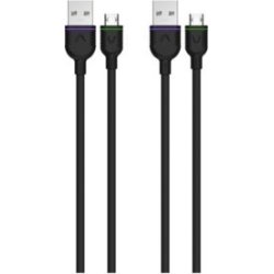 2x USB-A to Micro-USB Cable Kit 0.5m - UNISYNK