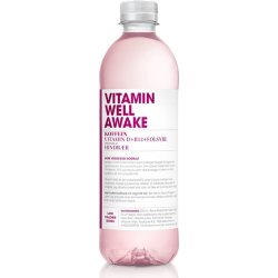 Vitamin Well Awake Hindbær 0,5 L