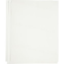 Transferpapir 21,5x28 cm, hvid, 3 ark