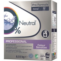 Neutral Pro Vaskepulver Colour Sensitive, 8,55 kg