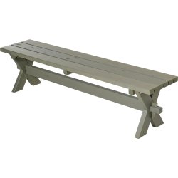 Plankbänk Plus Nostalgi 177x38x44 cm Gråbrun