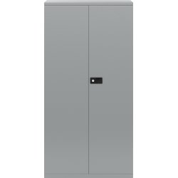 Arkivskåp Bisley 4 hyllor 1950x914x400 mm Ljusgrå