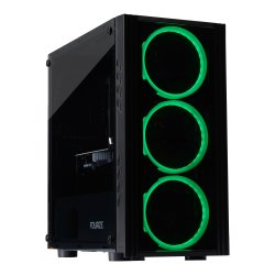 Brugt Gear4U Black Widow Gaming stationær pc, sort