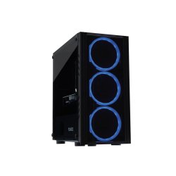 Brugt Gear4U Black Widow Gaming stationær pc, sort