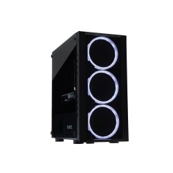 Brugt Gear4U Black Widow Gaming stationær pc, sort