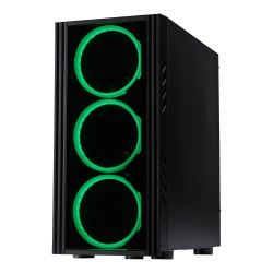 Brugt Gear4U Black Widow Gaming stationær pc, sort