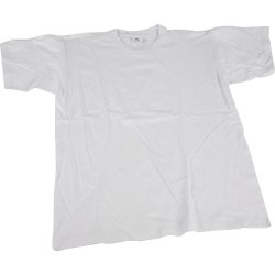 T-shirt | Rund hals | St 3-4 år | Vit