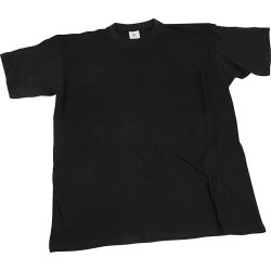 T-shirt | Rund hals | St 3-4 år | Svart