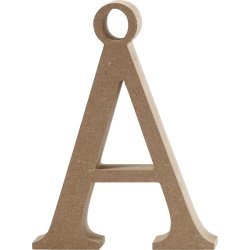 Bokstav av trä | Å | 13 cm