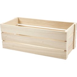 Äppellåda | Trä | 45x20x17 cm