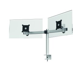 Durable Pro skärmhållare för 2 skärmar, bord