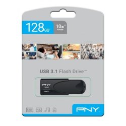 PNY USB 3.1 Attache 4 - 128GB, sort