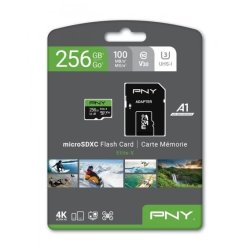 PNY Elite-X Micro SDXC 4K 256GB Class10 m/adapter