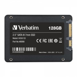 Verbatim Vi550 S3 2.5'' intern SSD harddisk, 128GB