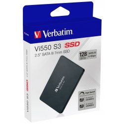 Verbatim Vi550 S3 2.5'' intern SSD harddisk, 128GB