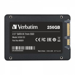 Verbatim Vi550 S3 2.5'' intern SSD harddisk, 256GB
